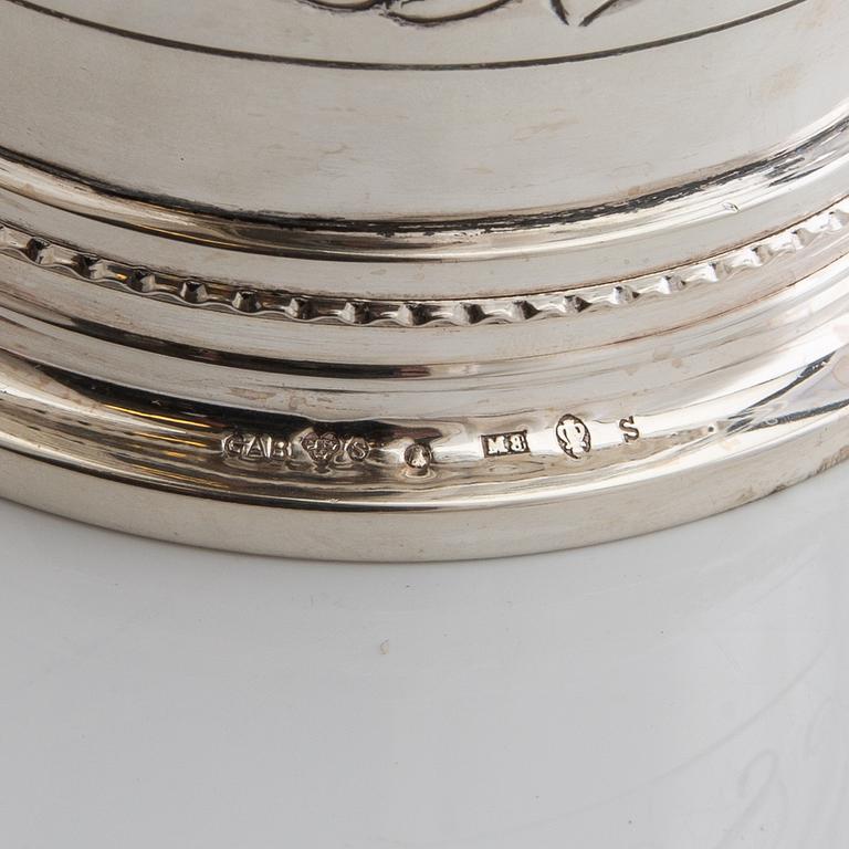 Cup Baroque style, silver GAB Stockholm 1938.