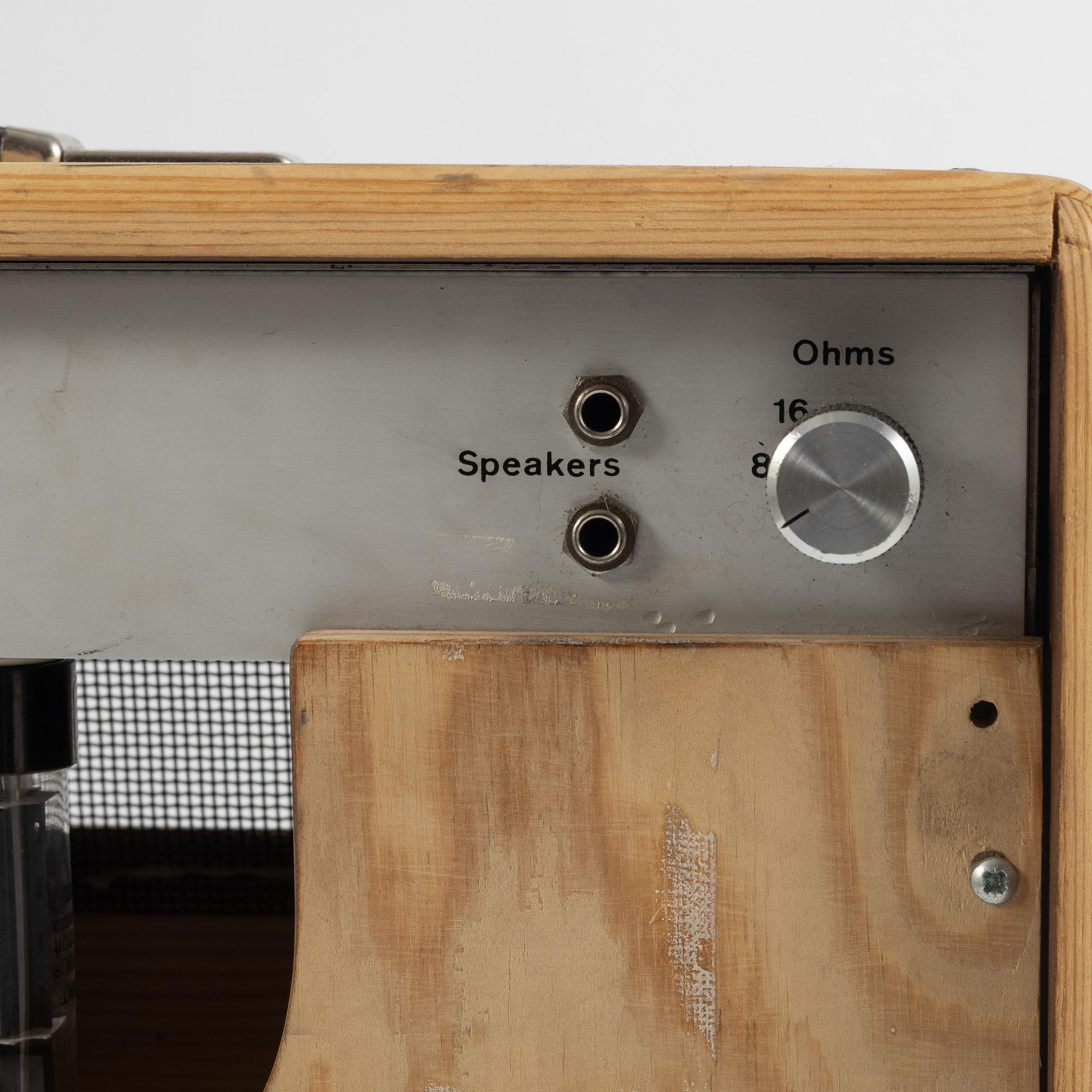 Roller, "Cuntroller 9", guitar amplifier, Sweden, 1980s.