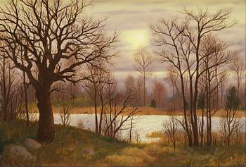 644. Oskar Bergman, "Vintersol, Neglinge".