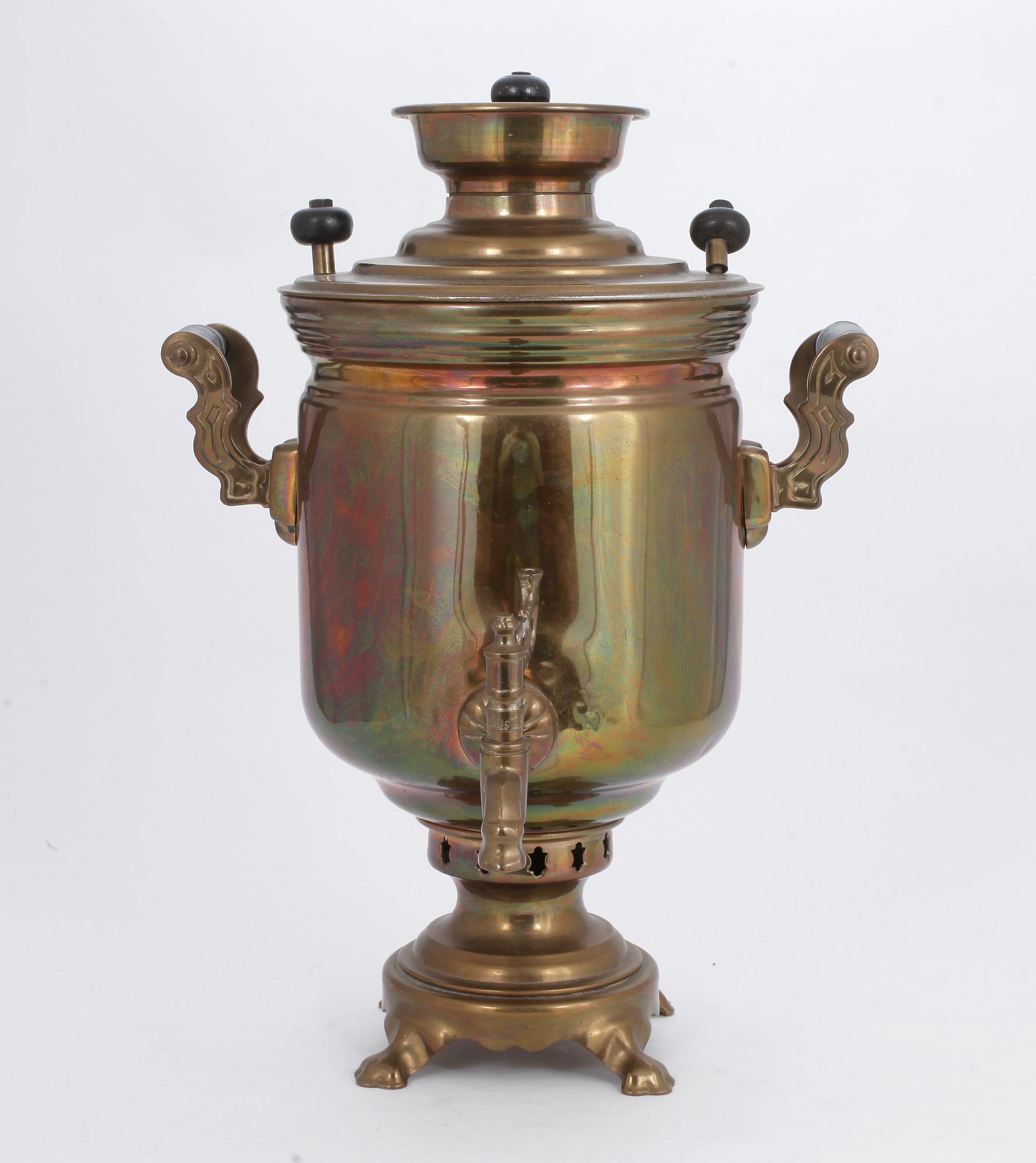 SAMOVAR, mässing, Ryssland, 1800-talets slut.