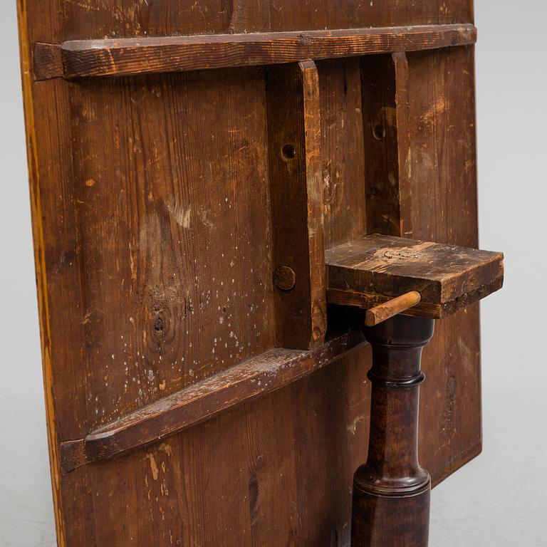 A Swedish tilt-top table circa 1800.