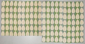 ELSA GULLBERG, CURTAINS, 4 pieces, two ca 255 x 125,5, två ca 215 x 125,5 cm each,