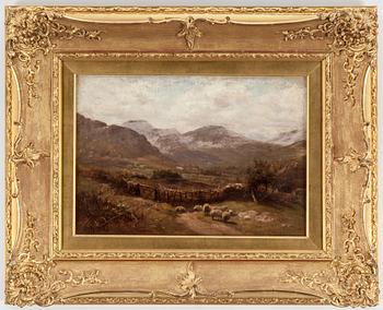 EDWARD HENRY HOLDER, Oil on canvas, signed.