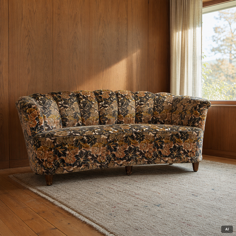 A Swedish Modern sofa, 1940s.