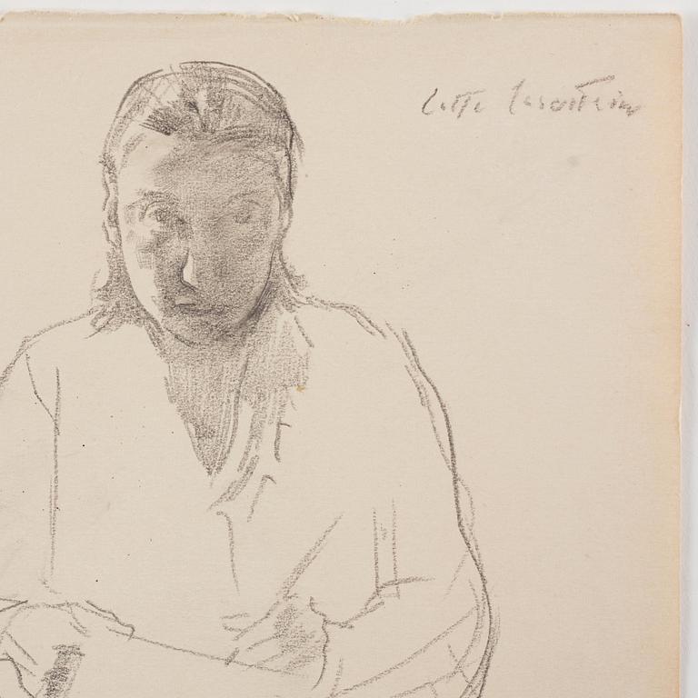 Lotte Laserstein, Självporträtt.