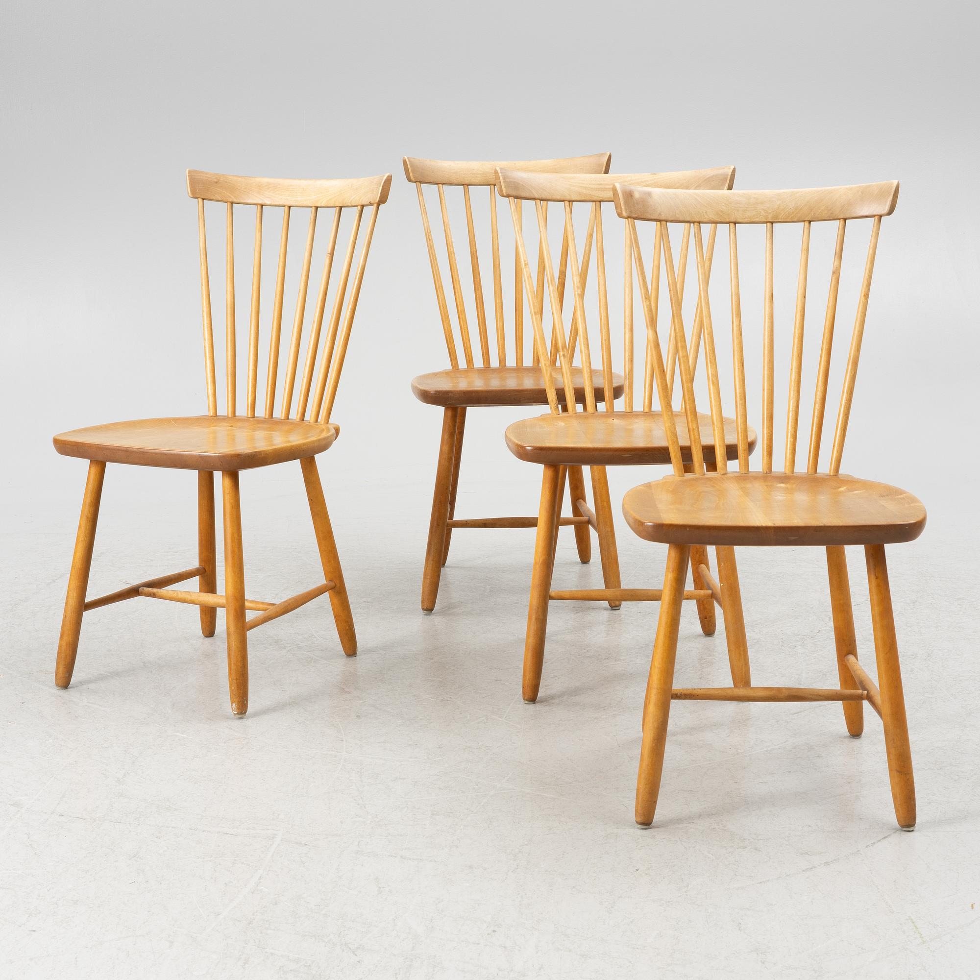 Carl Malmsten, stolar 4 st, "Lilla Åland".