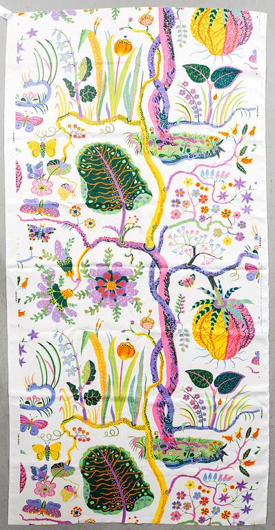 Josef Frank, tyg (möbel, lin) "Hawai" ca 300x 140 cm.