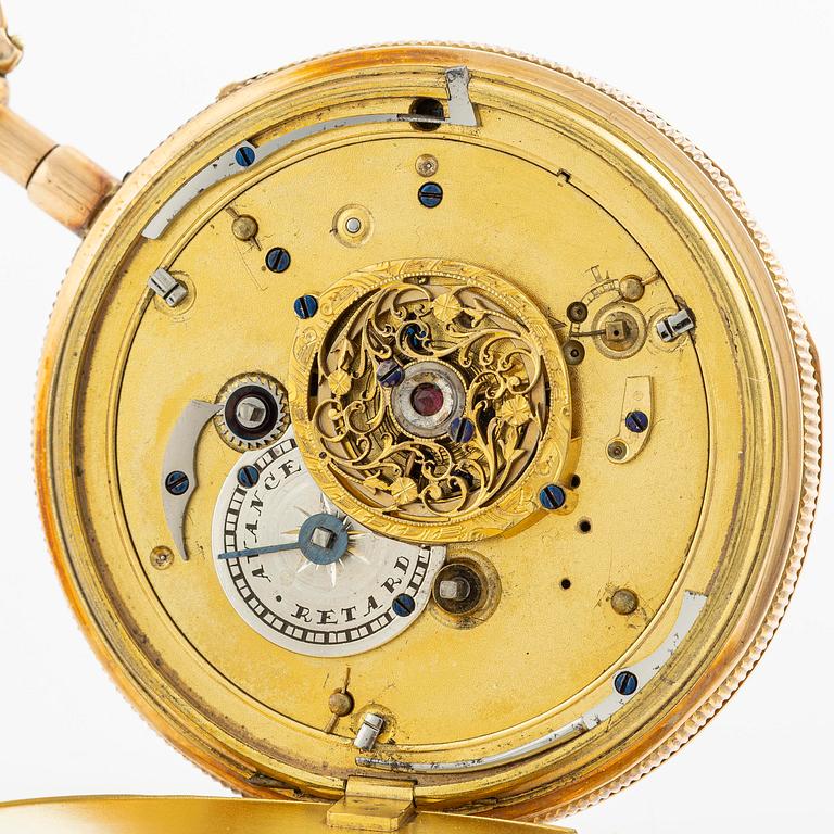 Fickur, repeterur, "Royal Gift", "Jacquemart", ca 1820.