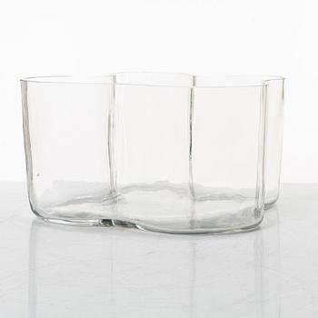 Alvar Aalto, a model 3031 glass vase, Iittala, Finland, second half of the 20th century.