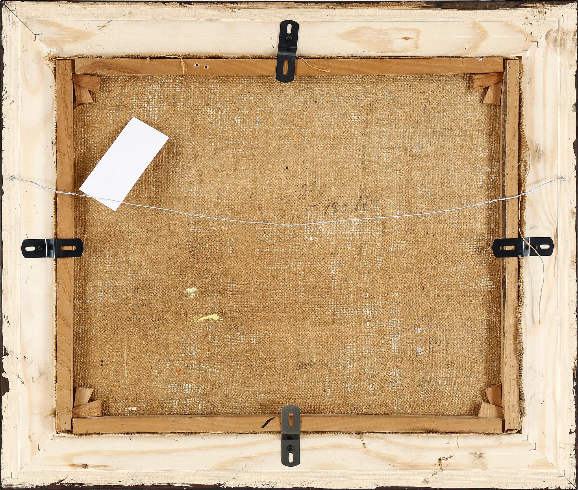 GOTTFRID KALLSTENIUS, olja på duk, signerad G. Kallstenius,