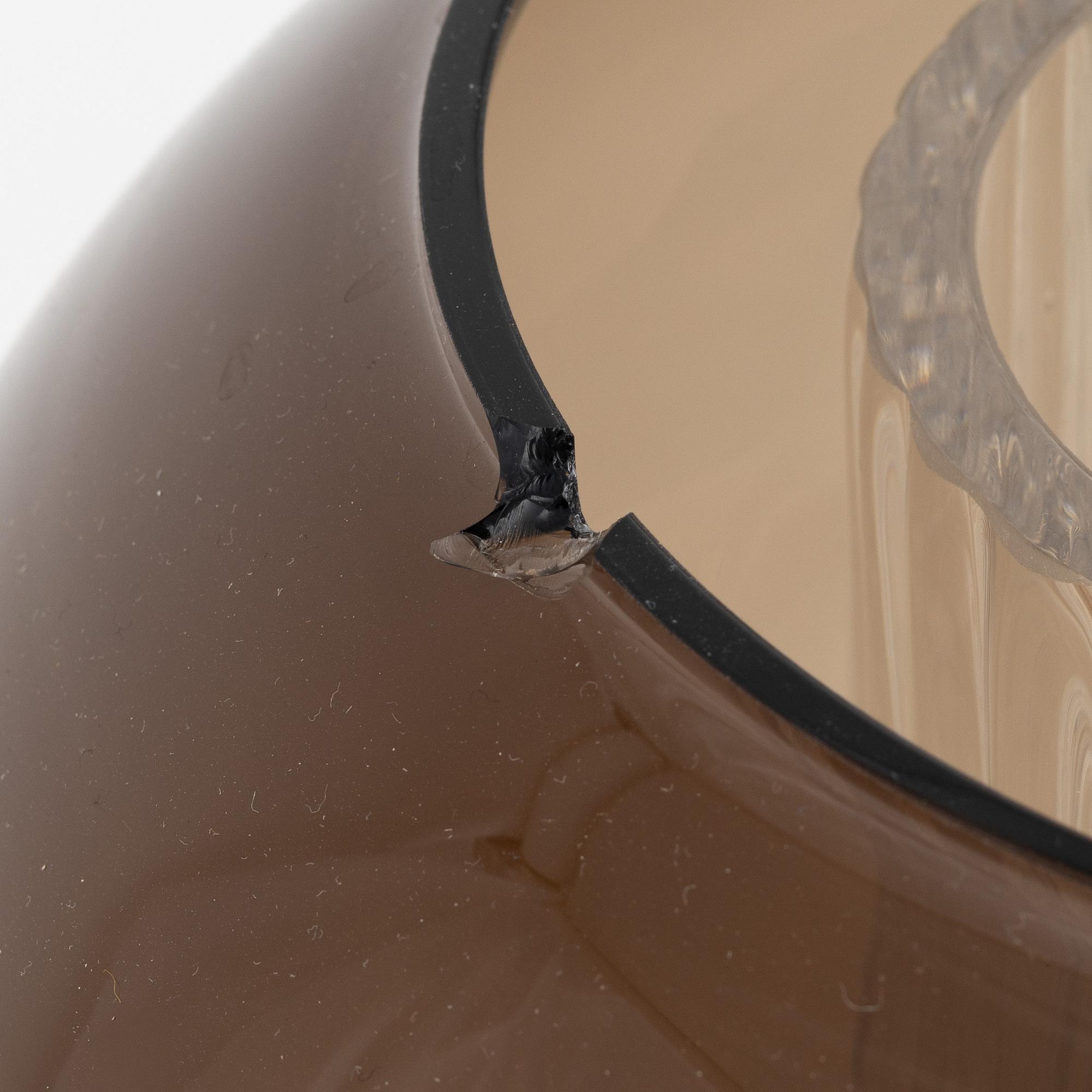 Carl Fagerlund, bordslampa, Orrefors.