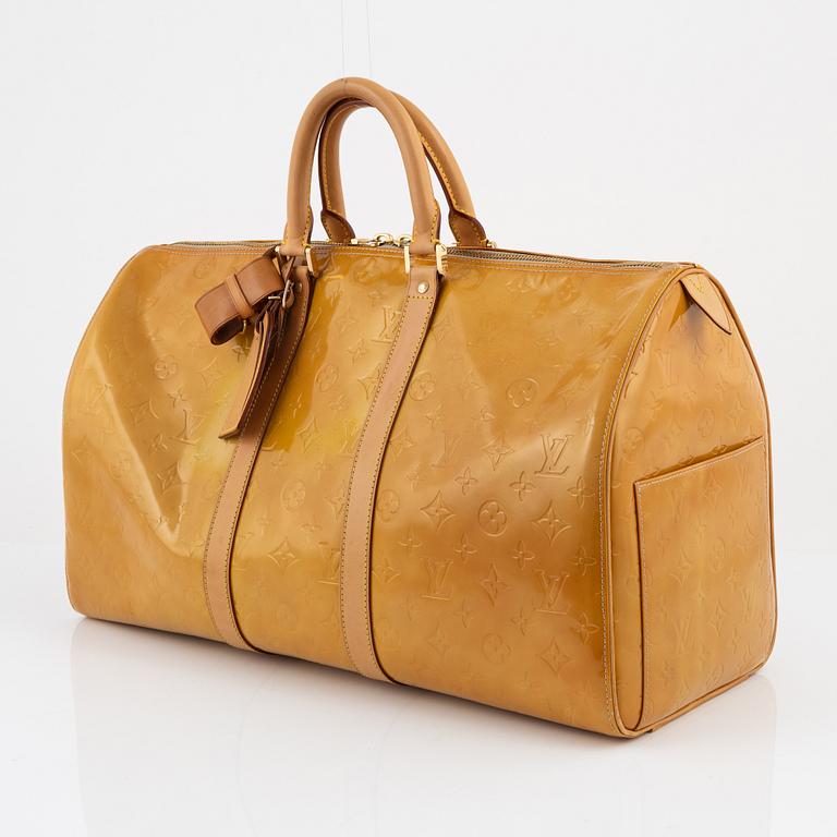 Louis Vuitton, A 'Vernis Keepall 45' weekendbag, 1999.