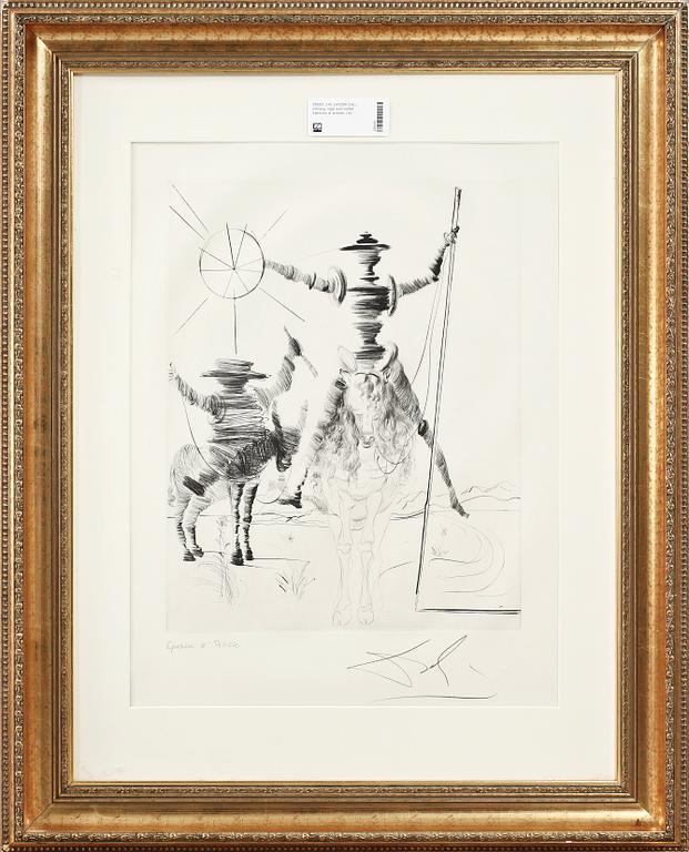 SALVADOR DALÍ, etsning, 1968, sign och märkt Epreuve d´Artiste.