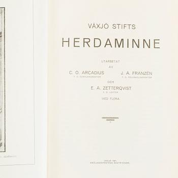 HERDAMINNEN, Växjö stift, 4 vol, Gotthard Virdestam, Växjö 192132. Karlstad stift, 5 vol, Anders Edestam, 1965-75.