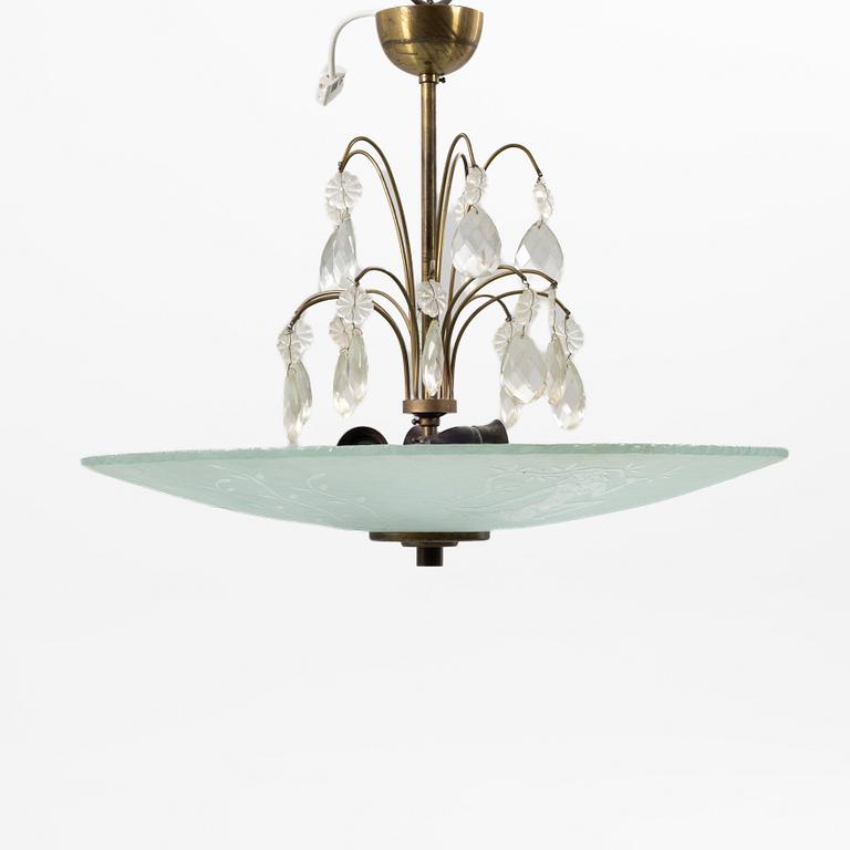 Ceiling lamp, Swedish Grace, 1930s/40s.
