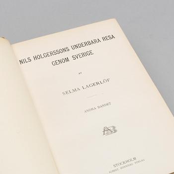 BÖCKER 2 vol "Nils Holgerssons underbara resa genom Sverige".