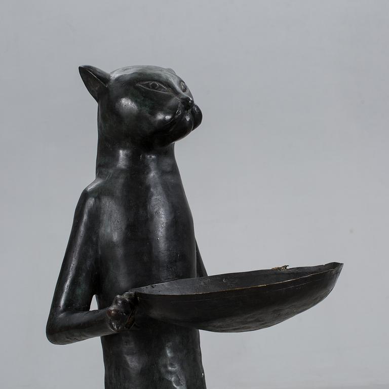 SKULPTUR, kattdjur. 1900-tal.