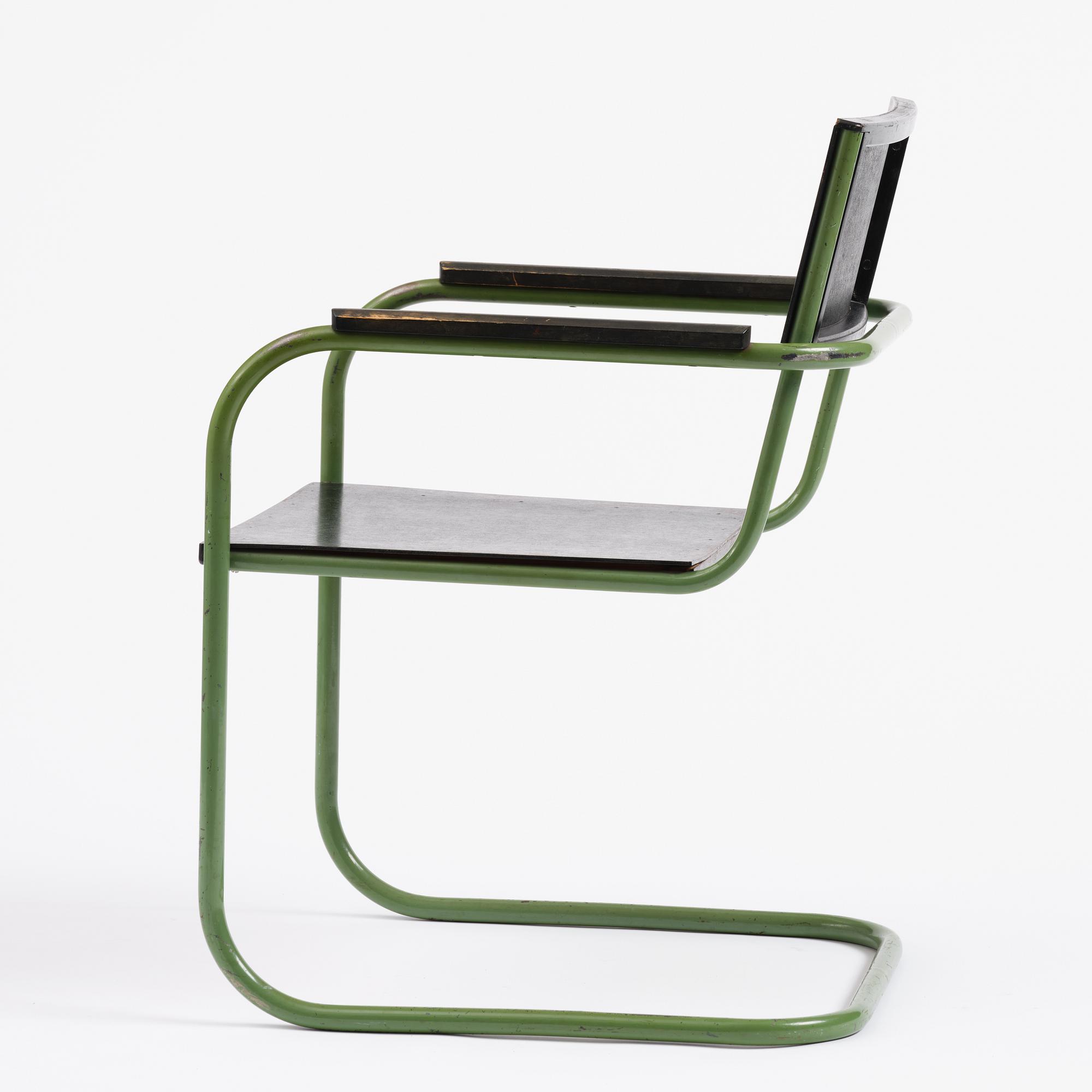 Bröderna Sandbergs Jernmöbelfabrik, armchair, Sandviken, 1930s-40s.