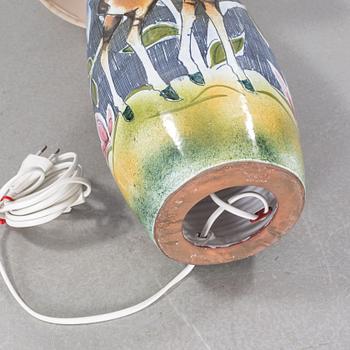 BORDSLAMPA, keramik, Tilgmans, 1950/60-tal.