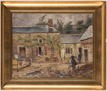 KARL EDVARD DIRIKS, signed, oil on canvas.