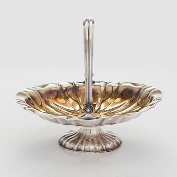 A silver parcel-gilt sweetmeat basket, Kultakeskus, Hämeenlinna 1956.