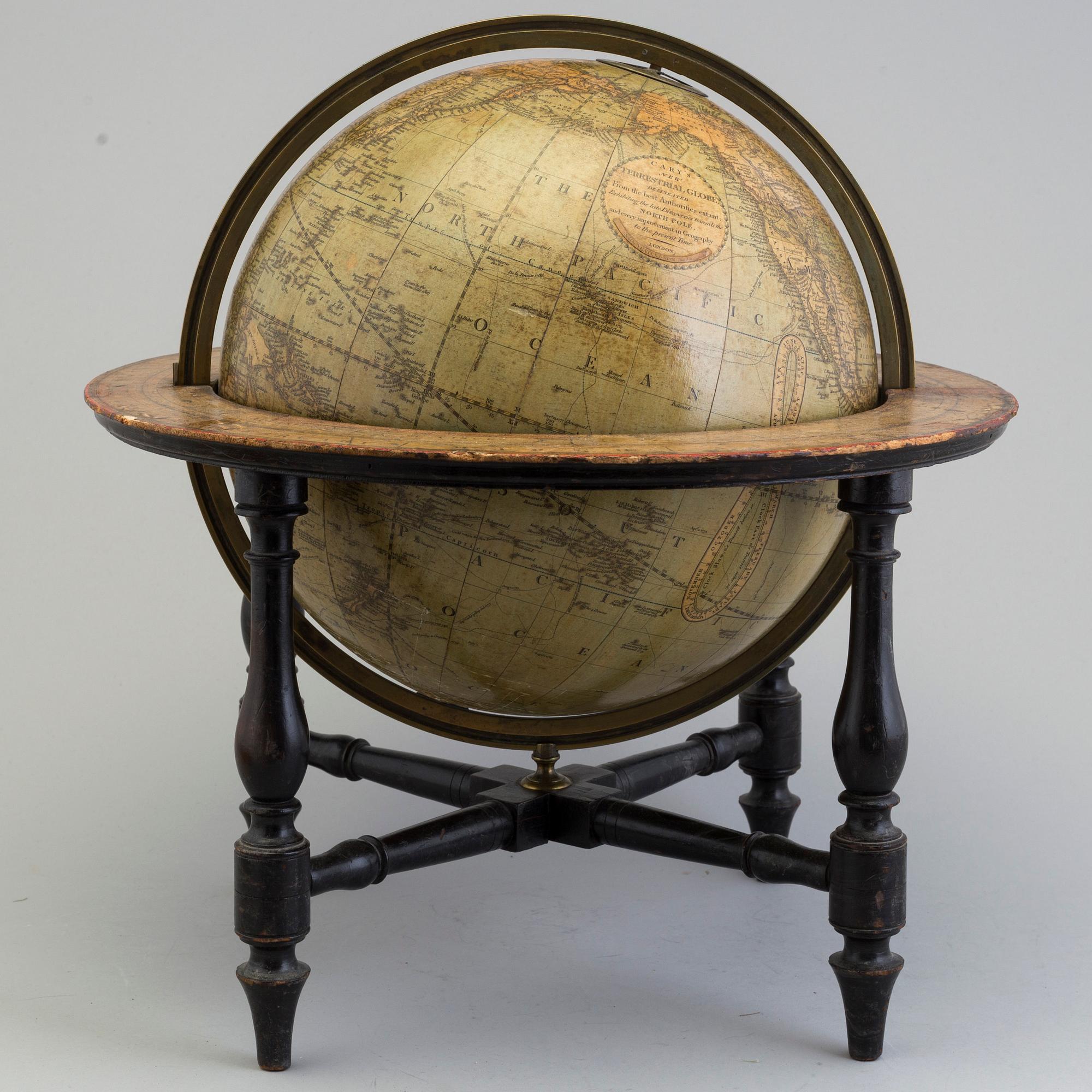 Cary's New Terrestial and 
Celestial Globes, early 19th century.