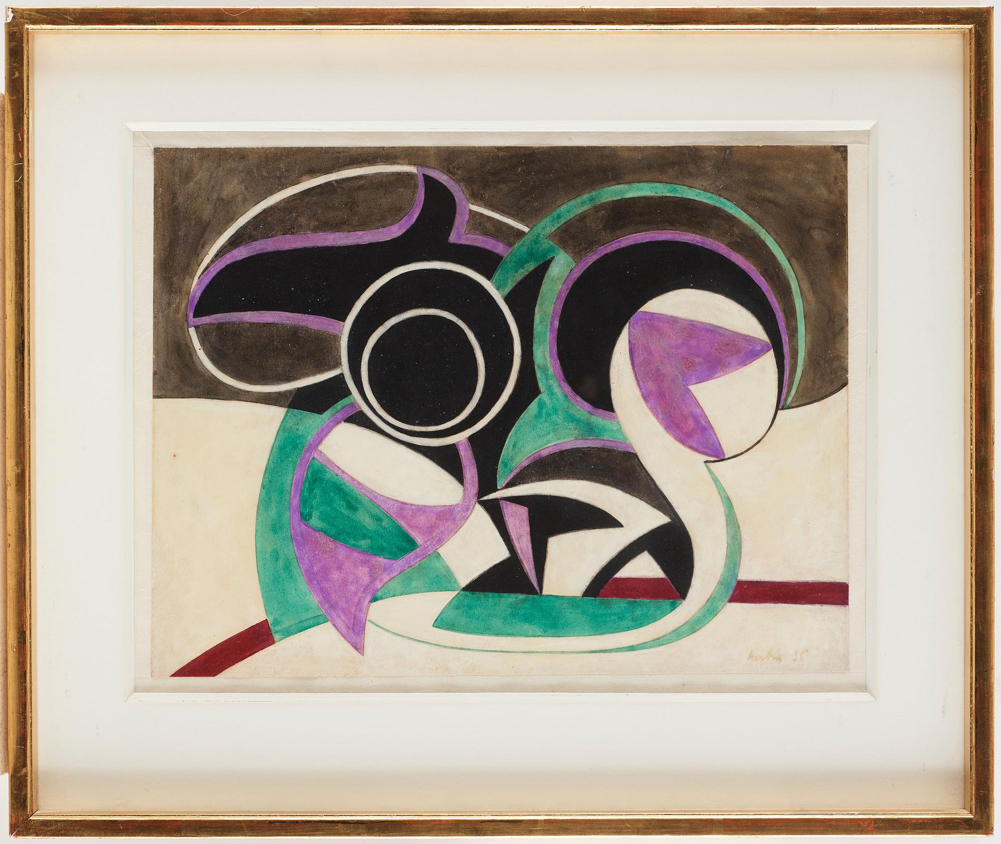 Auguste Herbin, Studie till "Jazz".