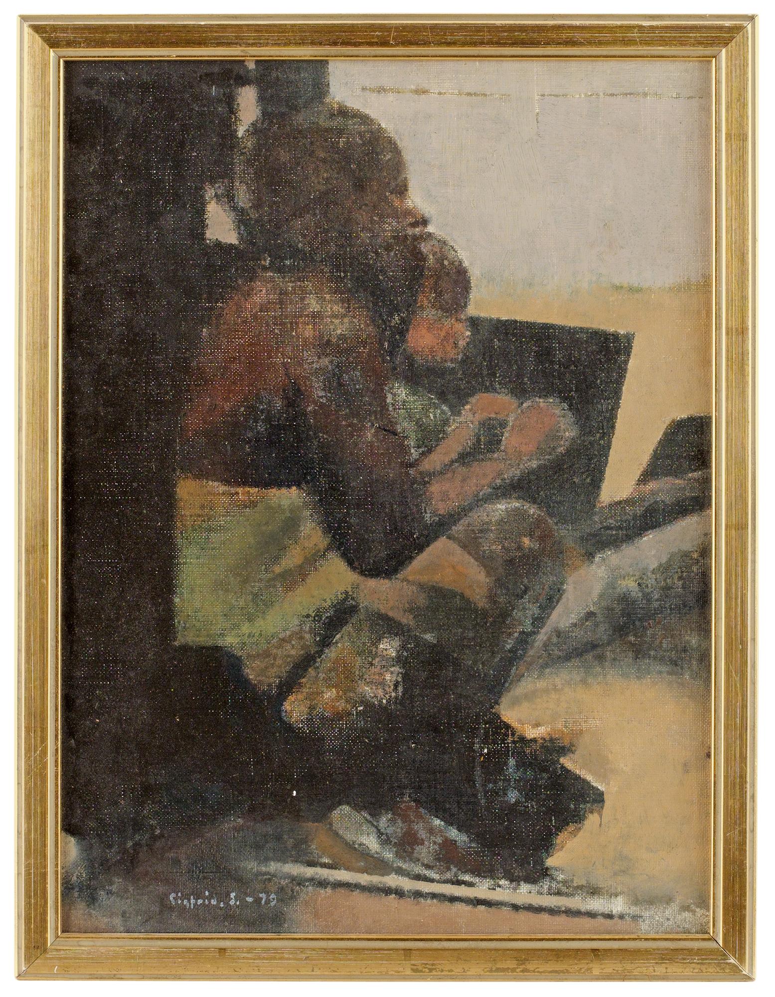 Sigfrid Södergren, Painting two pieces by Sigfrid Södergren.