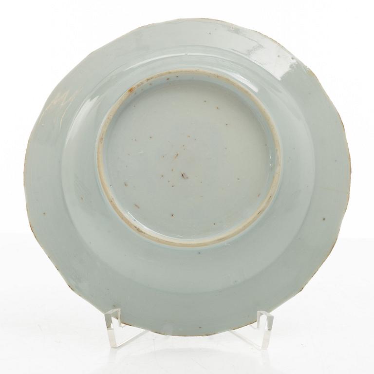 Servisdelar, 13 st, kompaniporslin, Kina, Qingdynastin, Qianlong (1736-95).