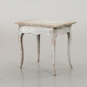 A SWEDISH ROCOCO TABLE.