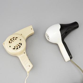 Two hair dryers from Schweiz and Italy, 1950's.