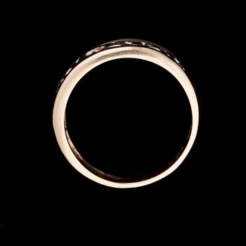 RING, 14K guld. Finska kontrollstämplar. Vikt ca 4,7 g.