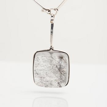 Vivianna Torun Bülow-Hübe, a silver necklace with pendant, executed in her own workshop.