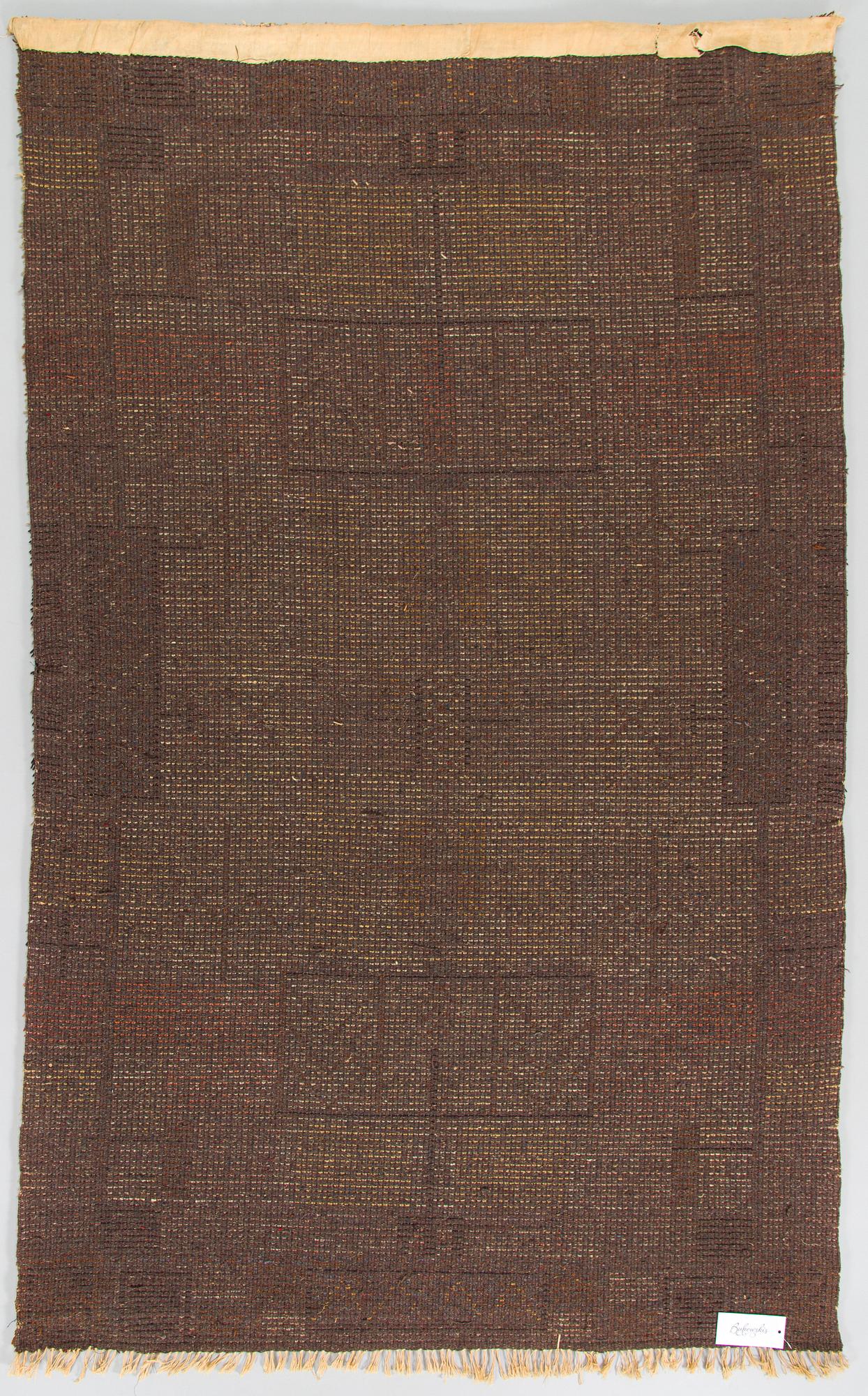 Laila Karttunen, rya, modell för Wetterhoff. Daterad 1935. Ca 200x 120 cm.