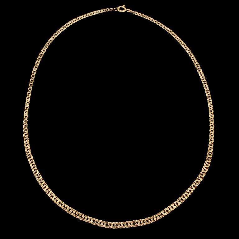 HALSLÄNK, 18k guld, 1900-tal. Vikt 11 g.