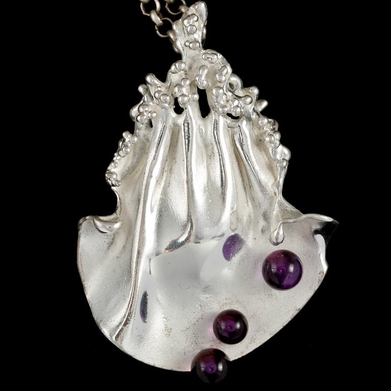 HÄNGE, sterlingsilver, stämplat GLC, 1900-talets andra hälft. Vikt 44 g.