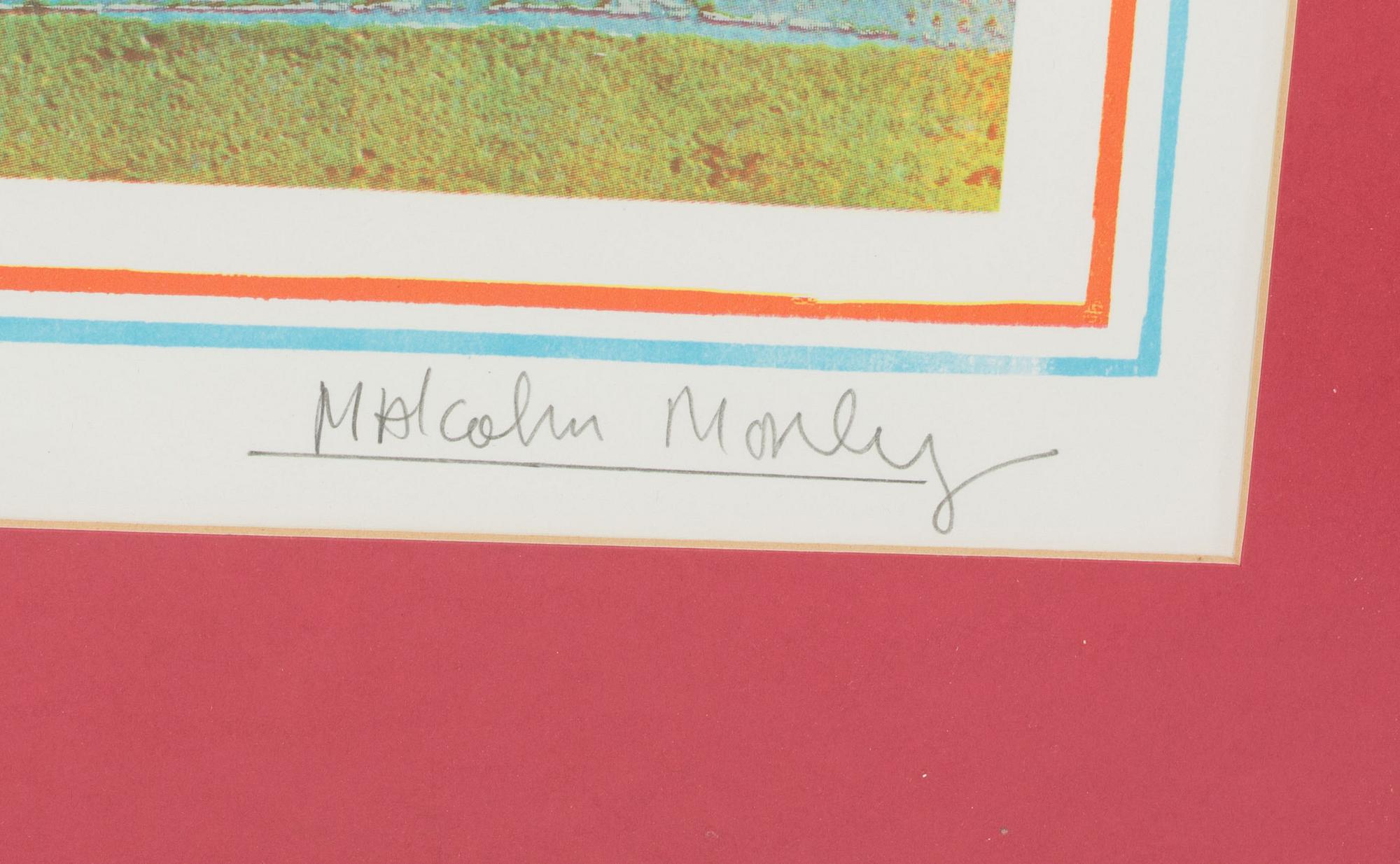 MALCOLM MORLEY, färglitografi, signerad och numrerad 44/75.