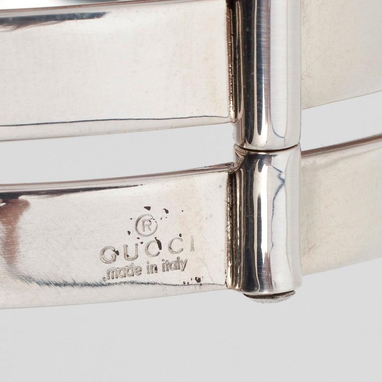 GUCCI, a sterling silver braclet.