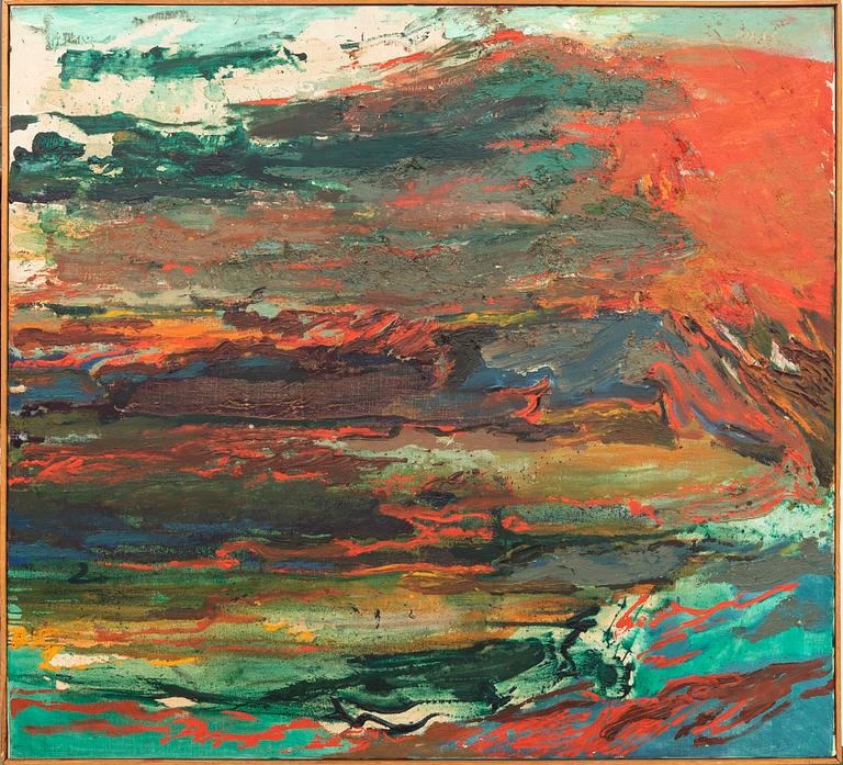 Bengt Ossler, oil on canvas signed.