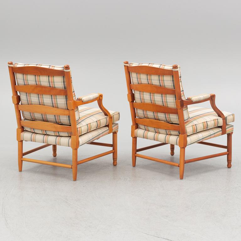 A pair of chairs, second half of the 20th Century.