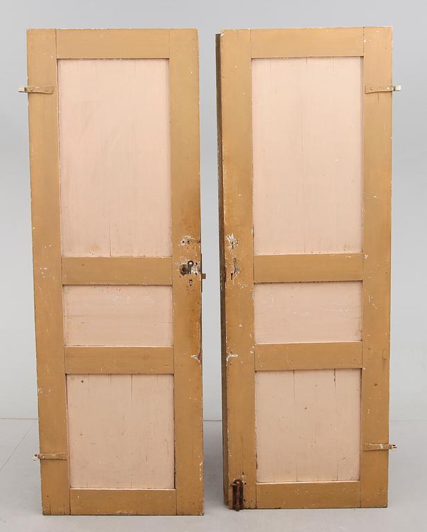 DÖRRAR, 1 par, 1900-talets första hälft.