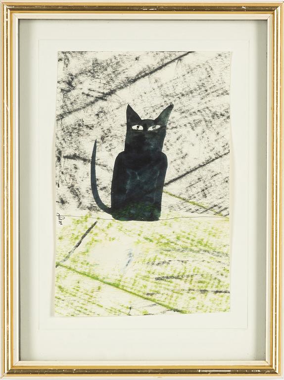 Madeleine Pyk, svart katt.