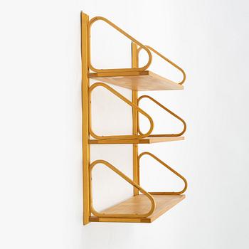Alvar Aalto, a bookcase, Aalto Möbler Hedemora, Sweden, mid 20th Century.