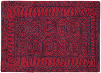 1039. Javier Mariscal, "Estambul", a carpet, Nanimarquina, ca 279,5 x 200 cm, Spain the 1990's, signed Mariscal.