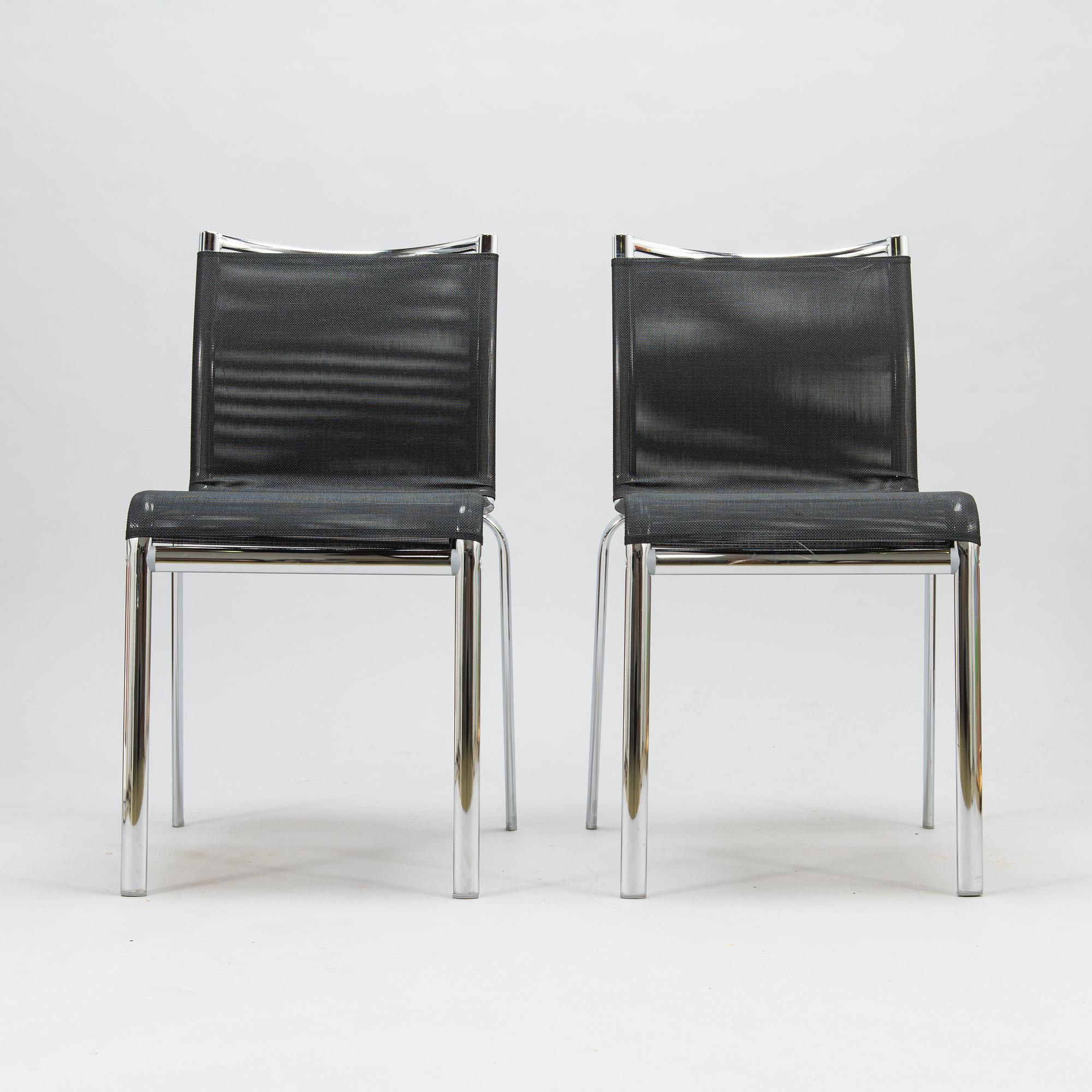 Alberto Meda, six 21st century 'Big frame 441' chairs for Alias.