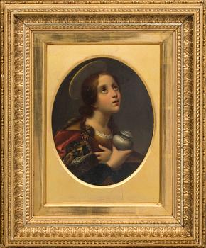 CARLO DOLCI, after, oil on panel, 19th century.