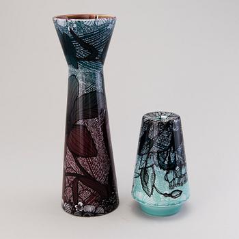 HEINI RIITAHUHTA, a porcelain vase/candlestick, Pro Arte 4/10 2013, signed Heini Riitahuhta.