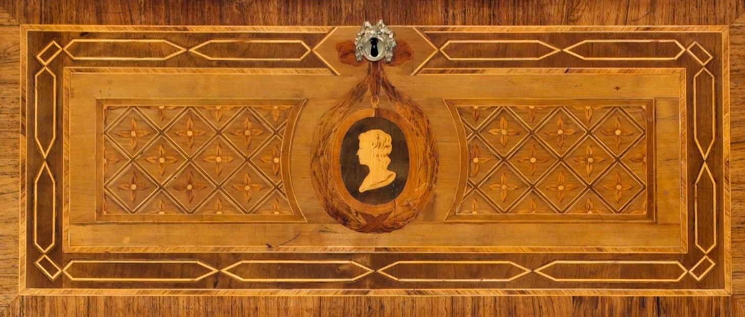 A Gustavian secretaire by G. Iwersson, not signed.