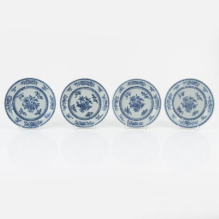 Company porcelain, 7 pieces, China, 18th century.