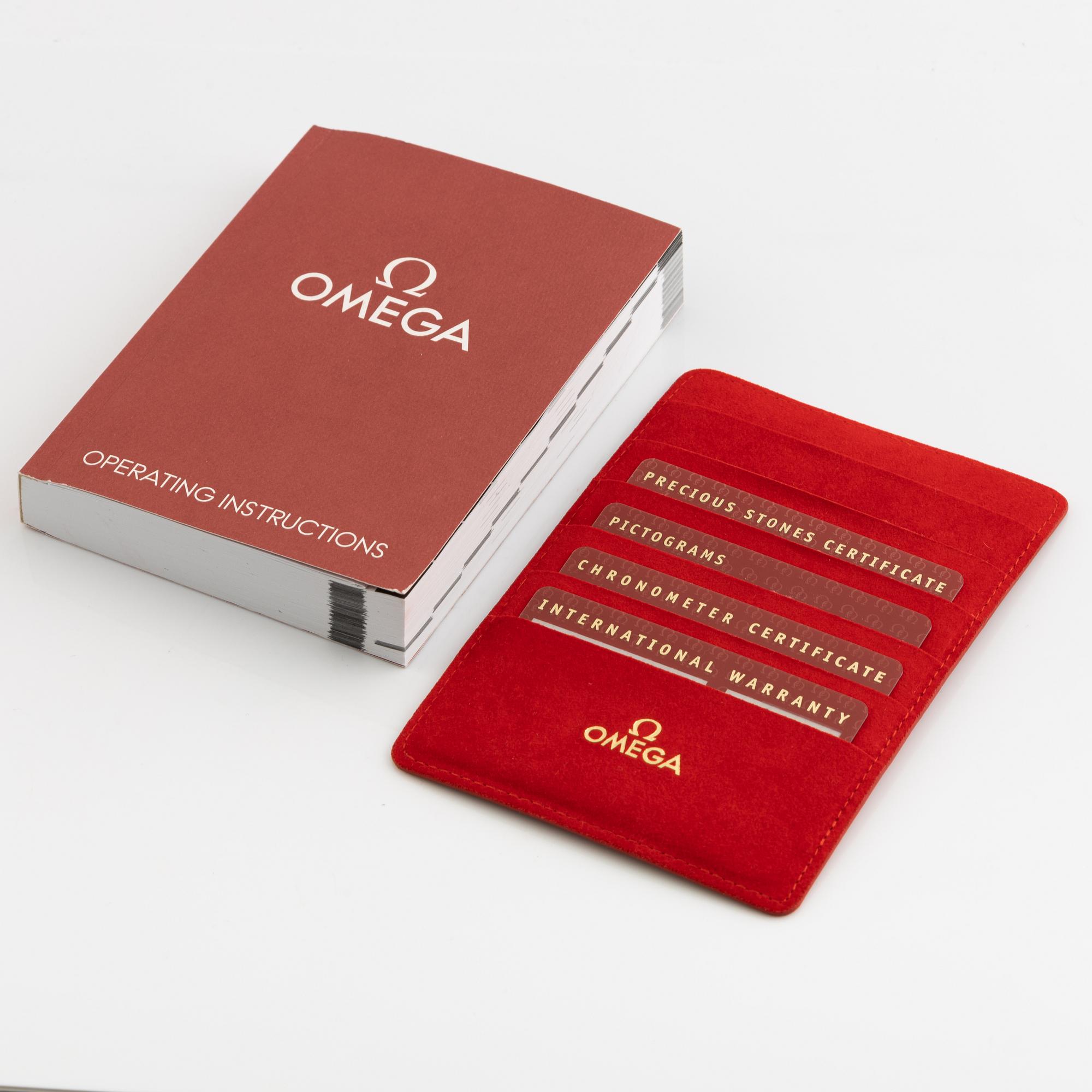 Omega, De Ville, Ladymatic, Co-Axial, "Diamond Dial", Chronometer, armbandsur, 34 mm.